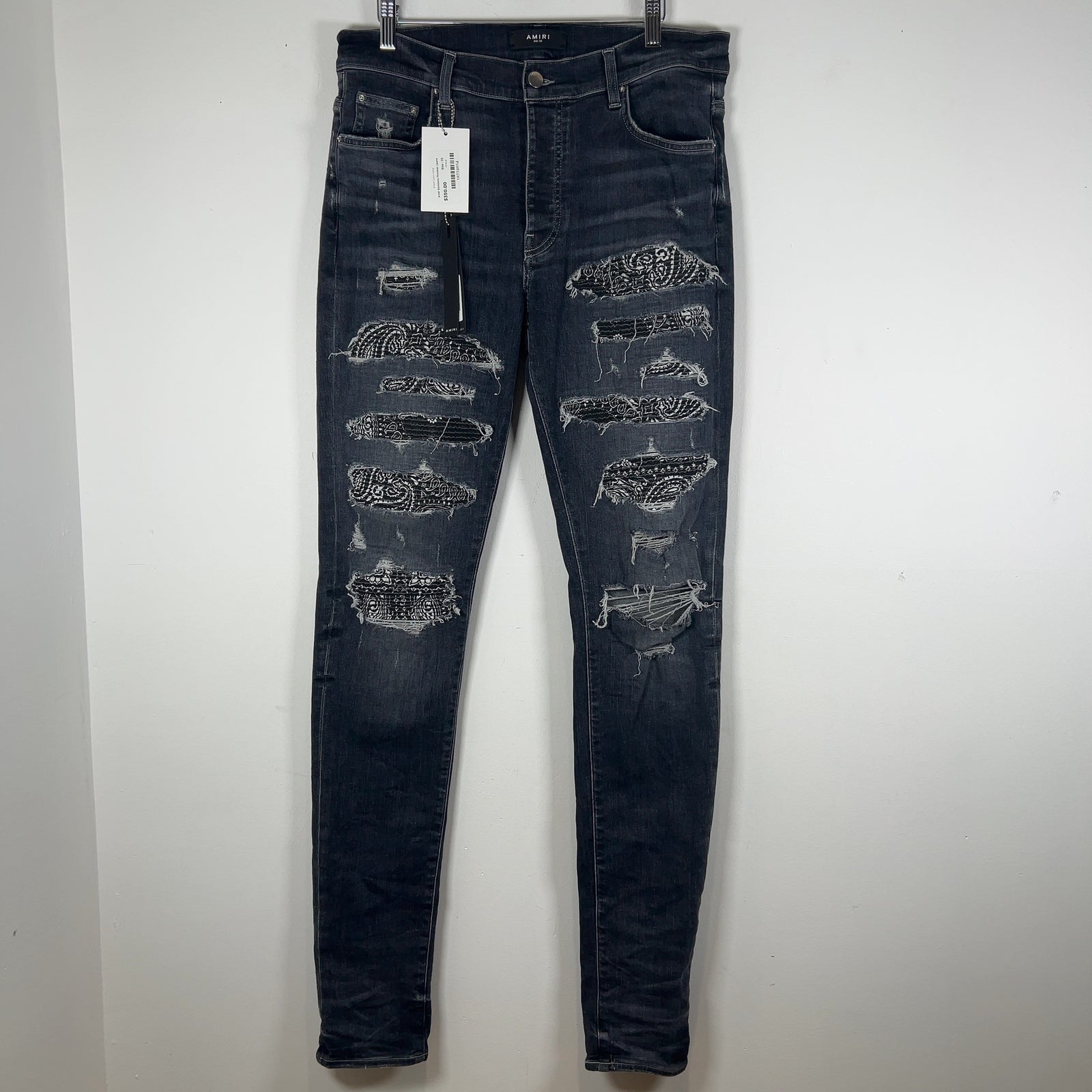 Amiri Bandana Thrasher Jeans
