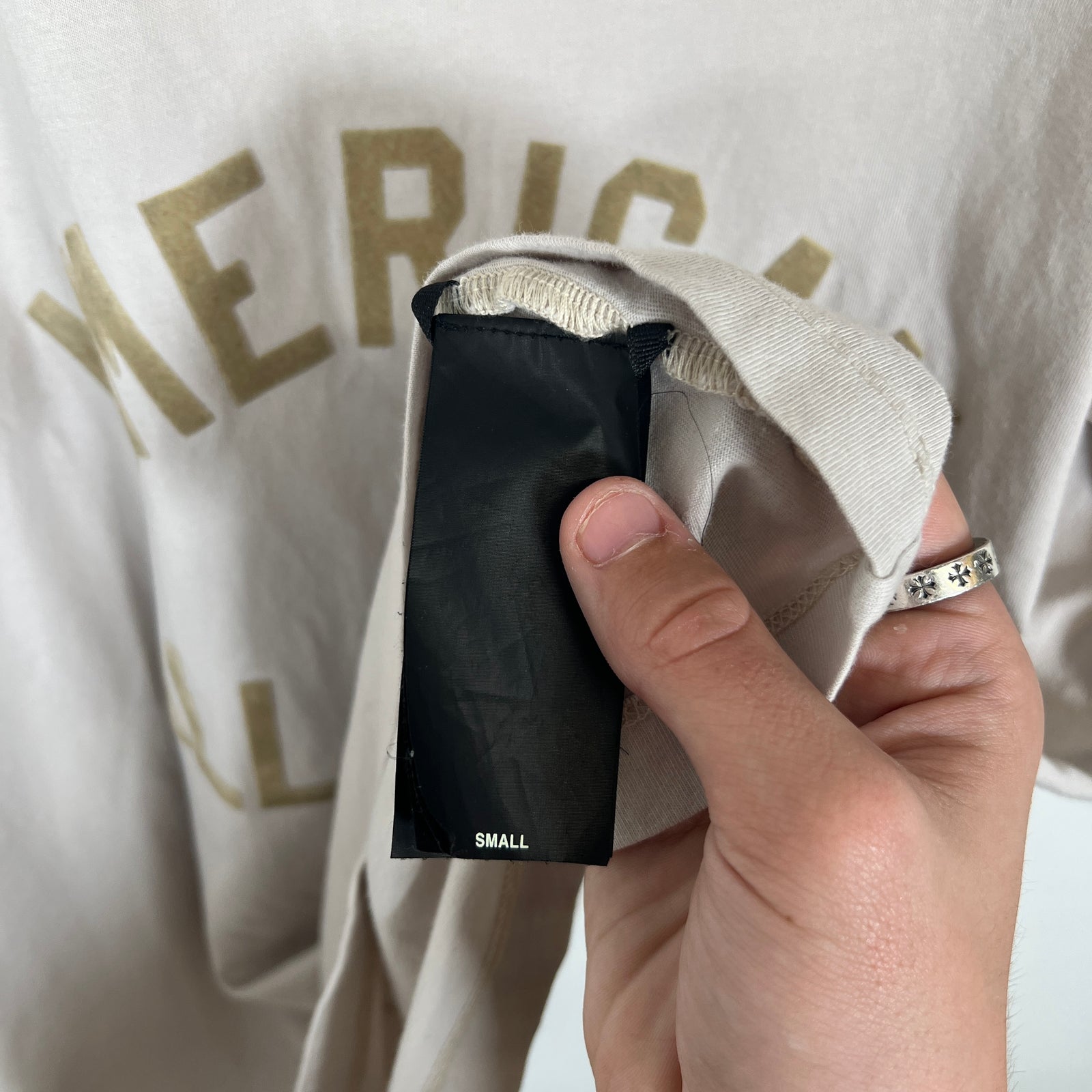 Fear of God Tan All Stars Tee Size S