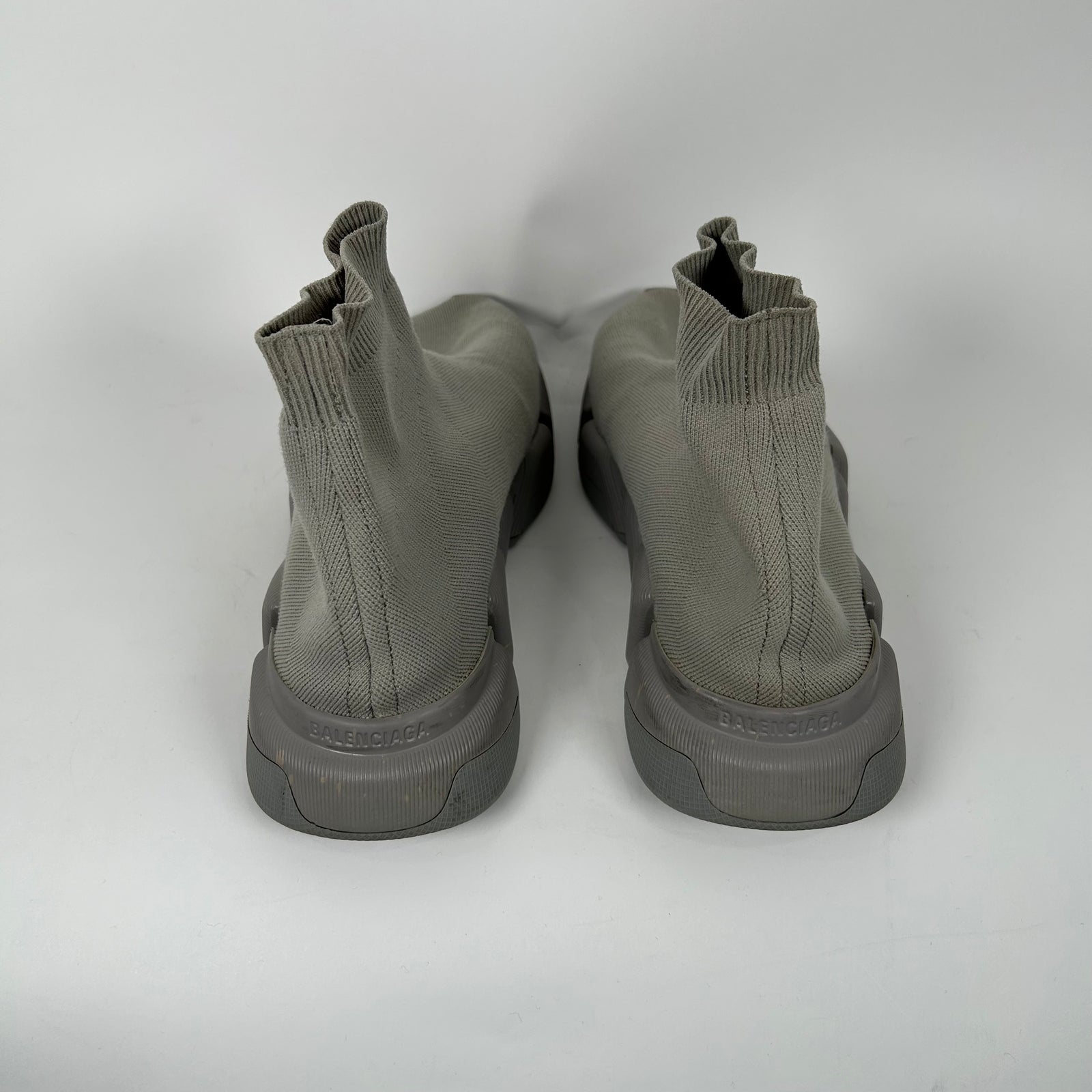 Balenciaga Grey Speed Trainers Size 10