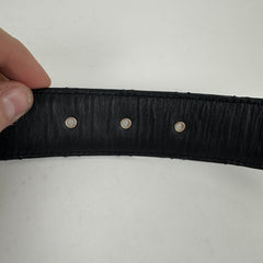 Chanel Black/Gold Quilted 'CC' Belt Size 32