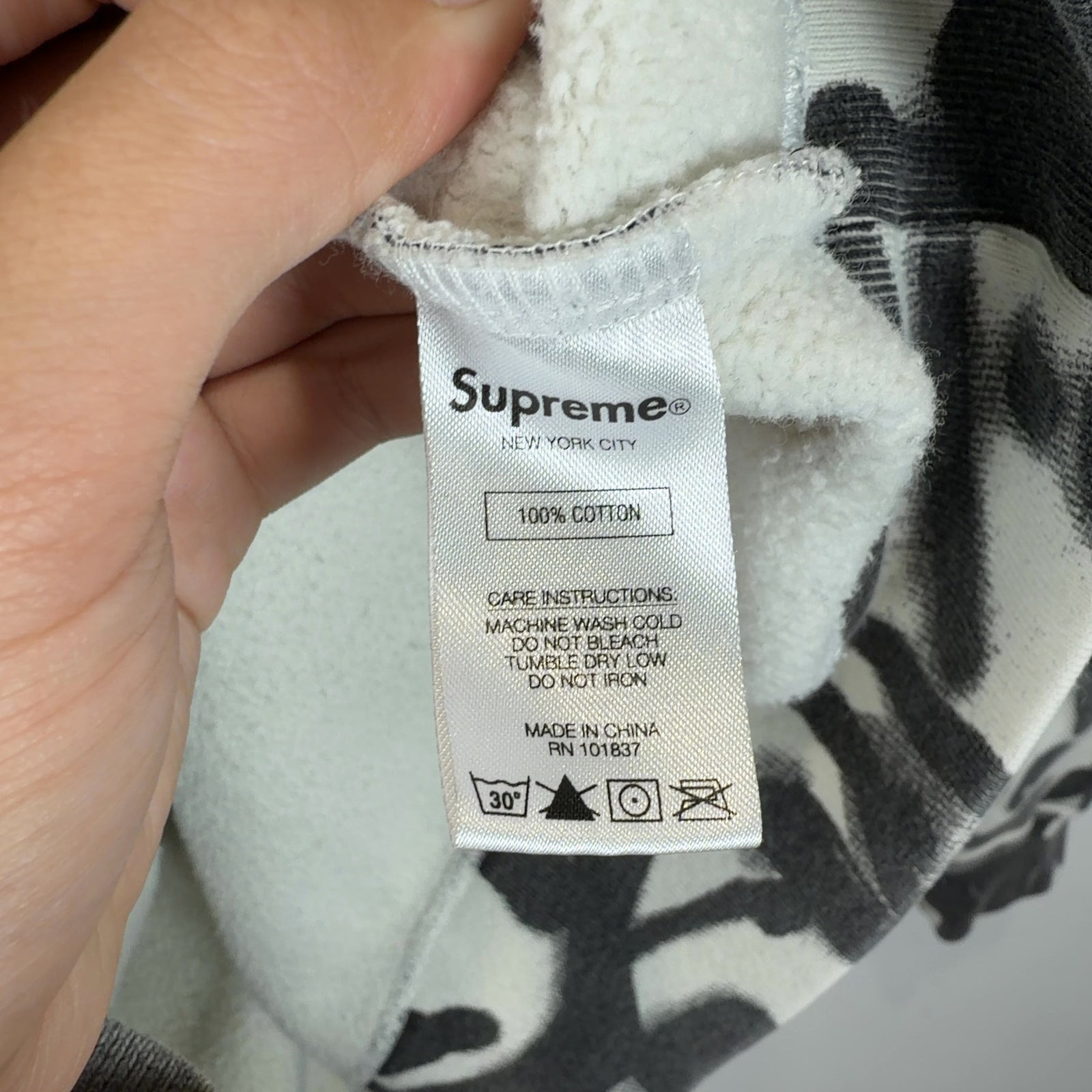 Supreme x Yohji Yamamoto Chito Faces Hoodie