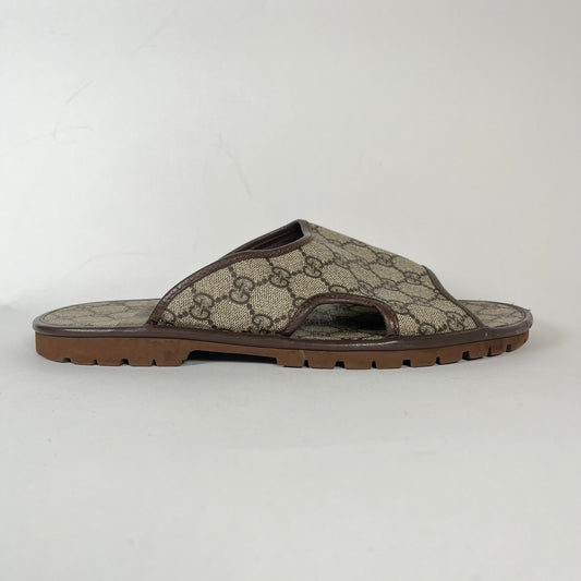 Gucci GG Supreme Tofflor Sandals Size 10