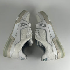 Louis Vuitton White Low Top Trainer Size LV 8.5