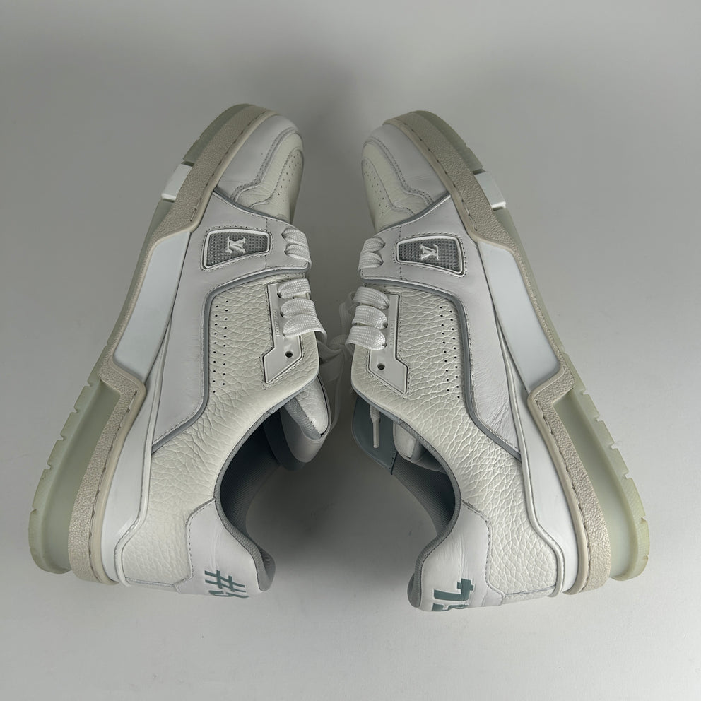 Louis Vuitton White Low Top Trainer Size LV 8.5