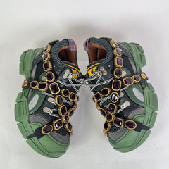 Gucci Crystal Embellished Flashtrek Sneaker