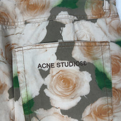 Acne Studios All Over Print Floral Pants