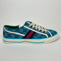 Gucci Light Blue Tennis 1977 Low Top Sneaker Size GG 9.5