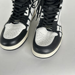 Amiri Skel Court Hi Top Black/White Size 45