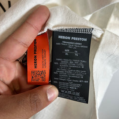 Heron Preston White Periodic Table T-Shirt Size XL
