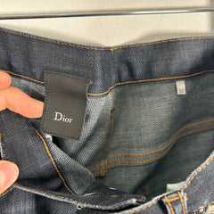 Dior Blue Faded Distressed Jeans Size 32