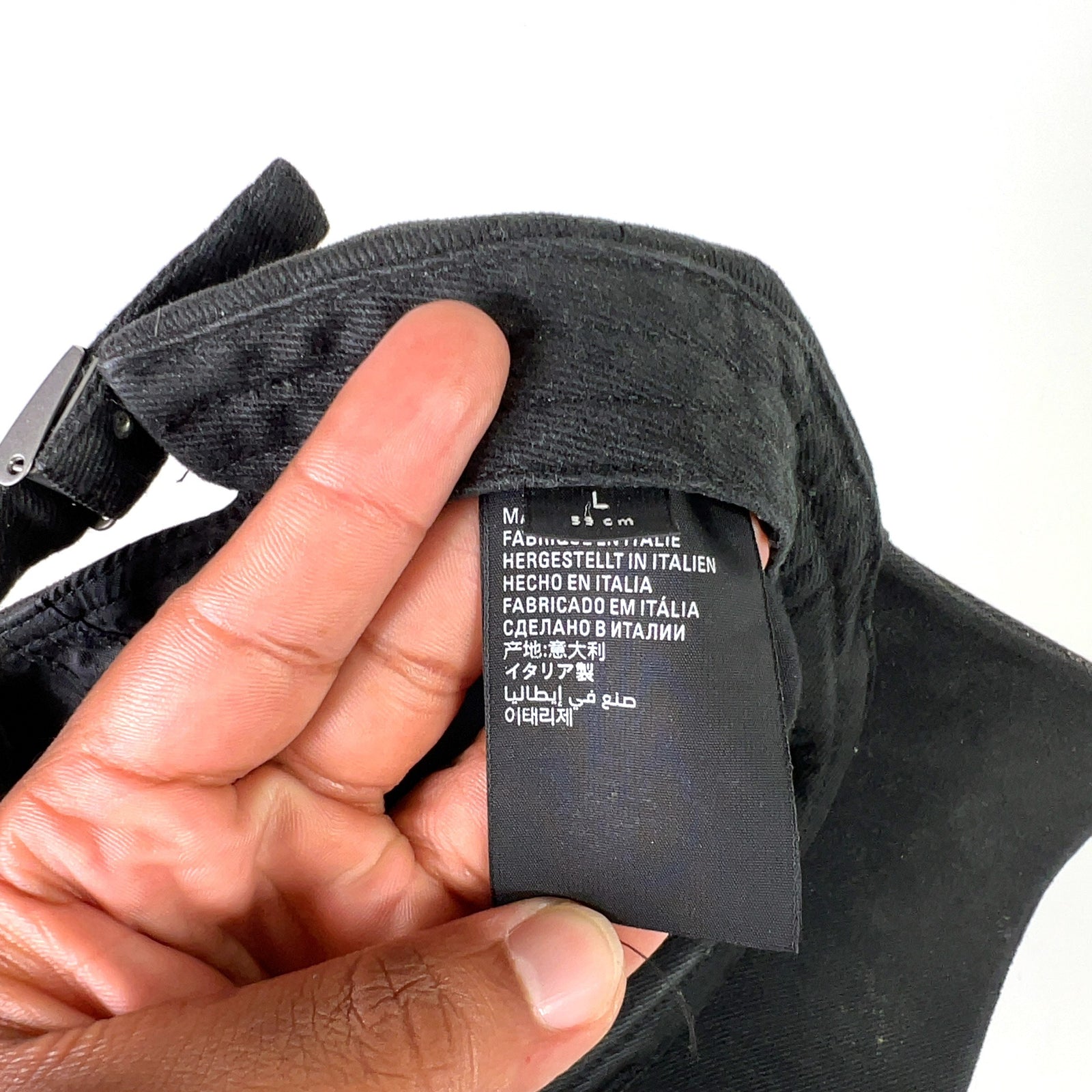 Balenciaga SS23 Diagonal Logo Baseball Cap