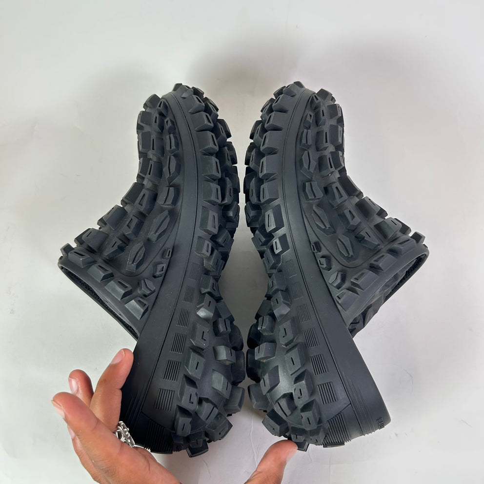Balenciaga Black Defender Clogs