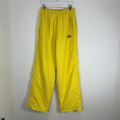 Balenciaga Sport Logo Yellow Nylon Ski Pants