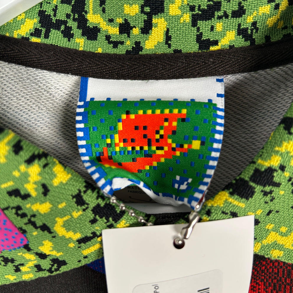 CPFM x Nike Multicolor Logo Long-sleeve Polo Shirt Size S