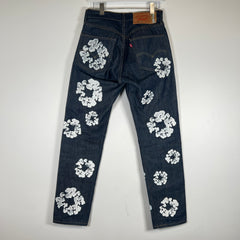 Denim Tears Raw Denim Wreath Jeans Size 29