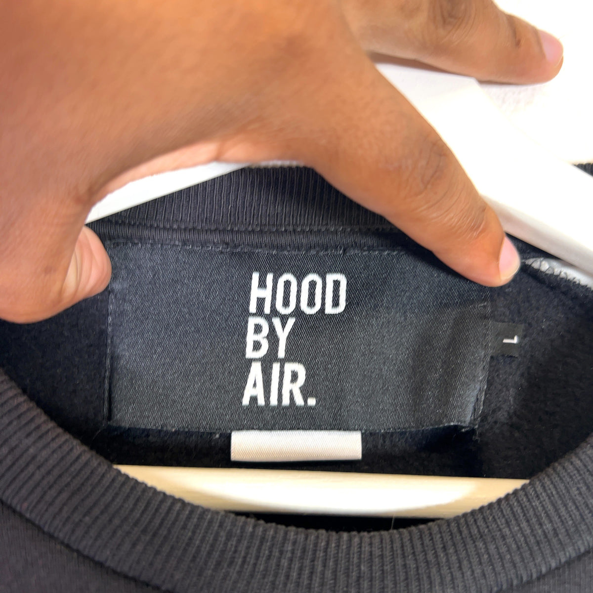 HBA Padded Stripe Sweater