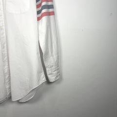Thom Browne 4-Bar Button-Up Shirt