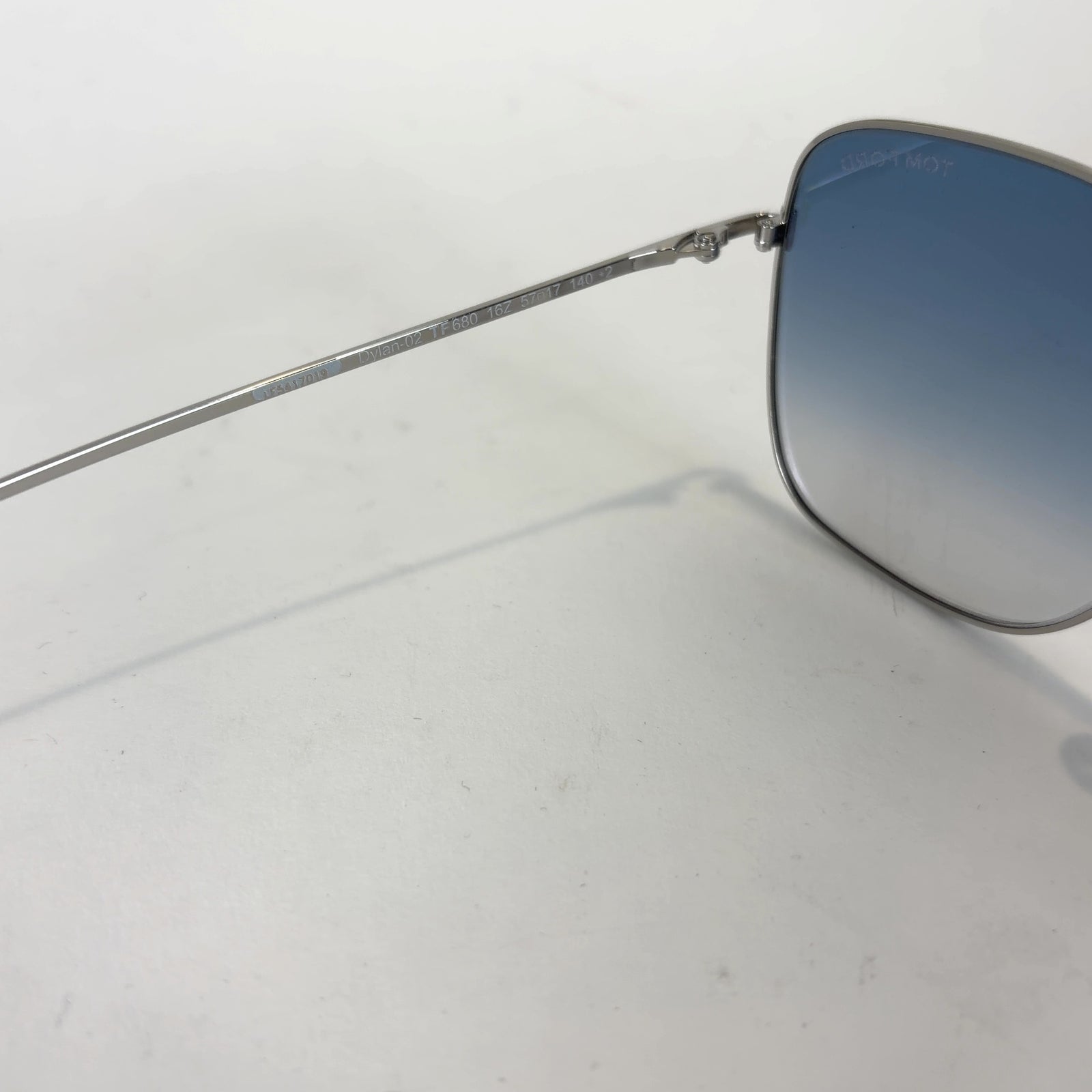Tom Ford Rectangle Aviator Pink Lense Wire Frame Sunglasses