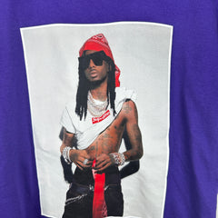 Supreme Purple 'Playboi Carti' Graphic T-Shirt Size S