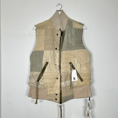 Greg Lauren Patchwork Utility Ivory & Sage Size 2