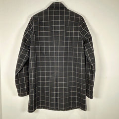 Supreme Windowpane Overcoat Black Size M