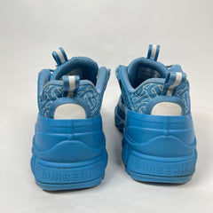 Burberry Light Blue Arthur Monogram Sneaker Size 41