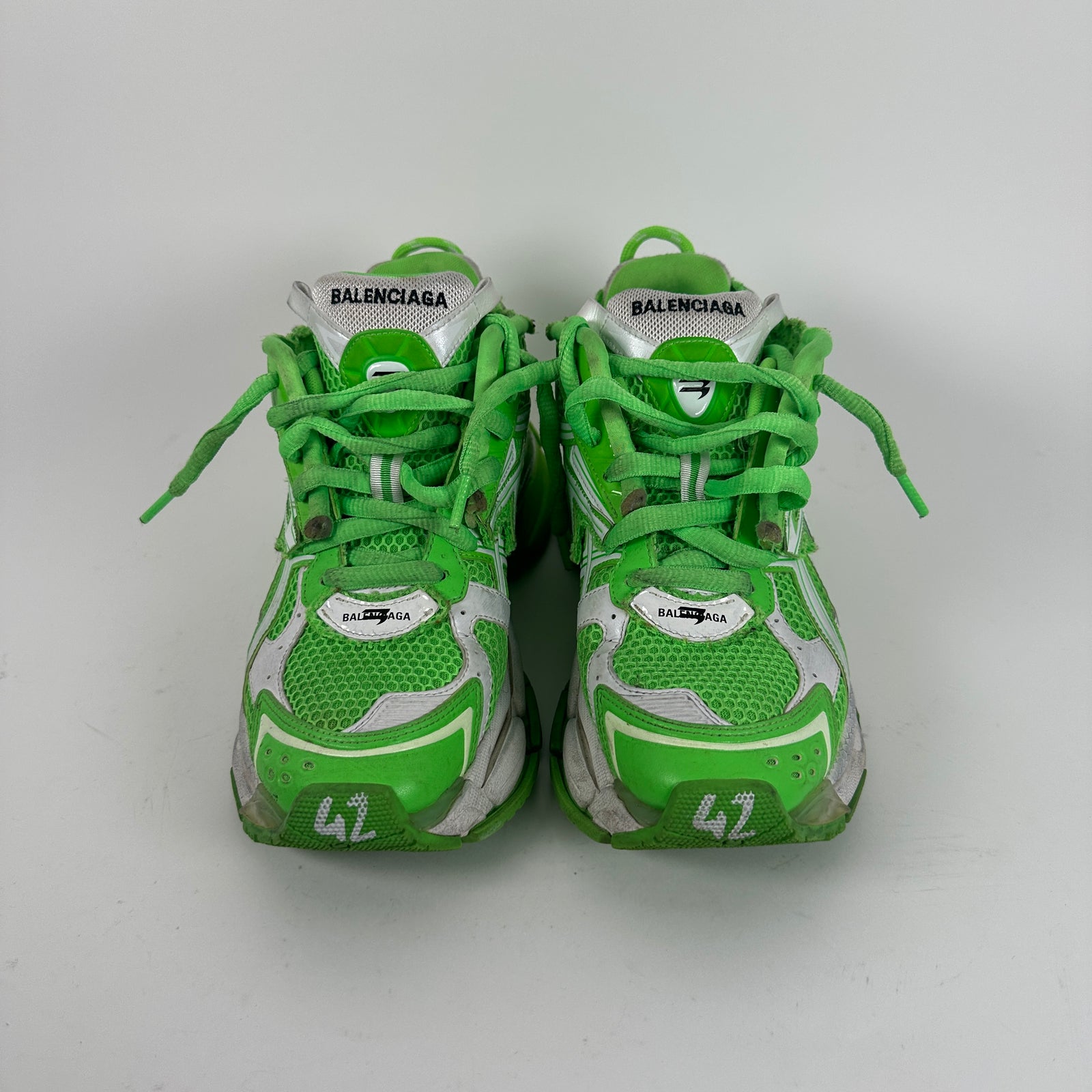 Balenciaga Neon Green Runners Size 42