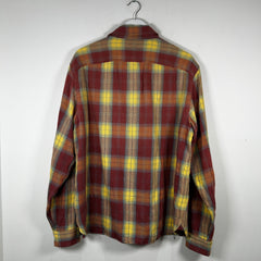 RRL Red/Yellow Washed Flannel Size XL