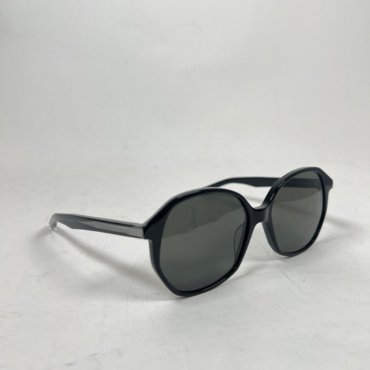 Balenciaga Black Geometric Sunglasses