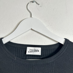 Jean Paul Gaultier Black 'The Garter' Tank Top Size S