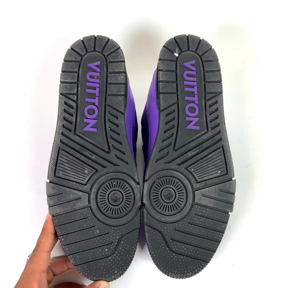 Louis Vuitton Purple/Black Trainers