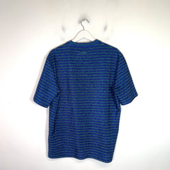 Lanvin Striped Viscose Logo T-Shirt