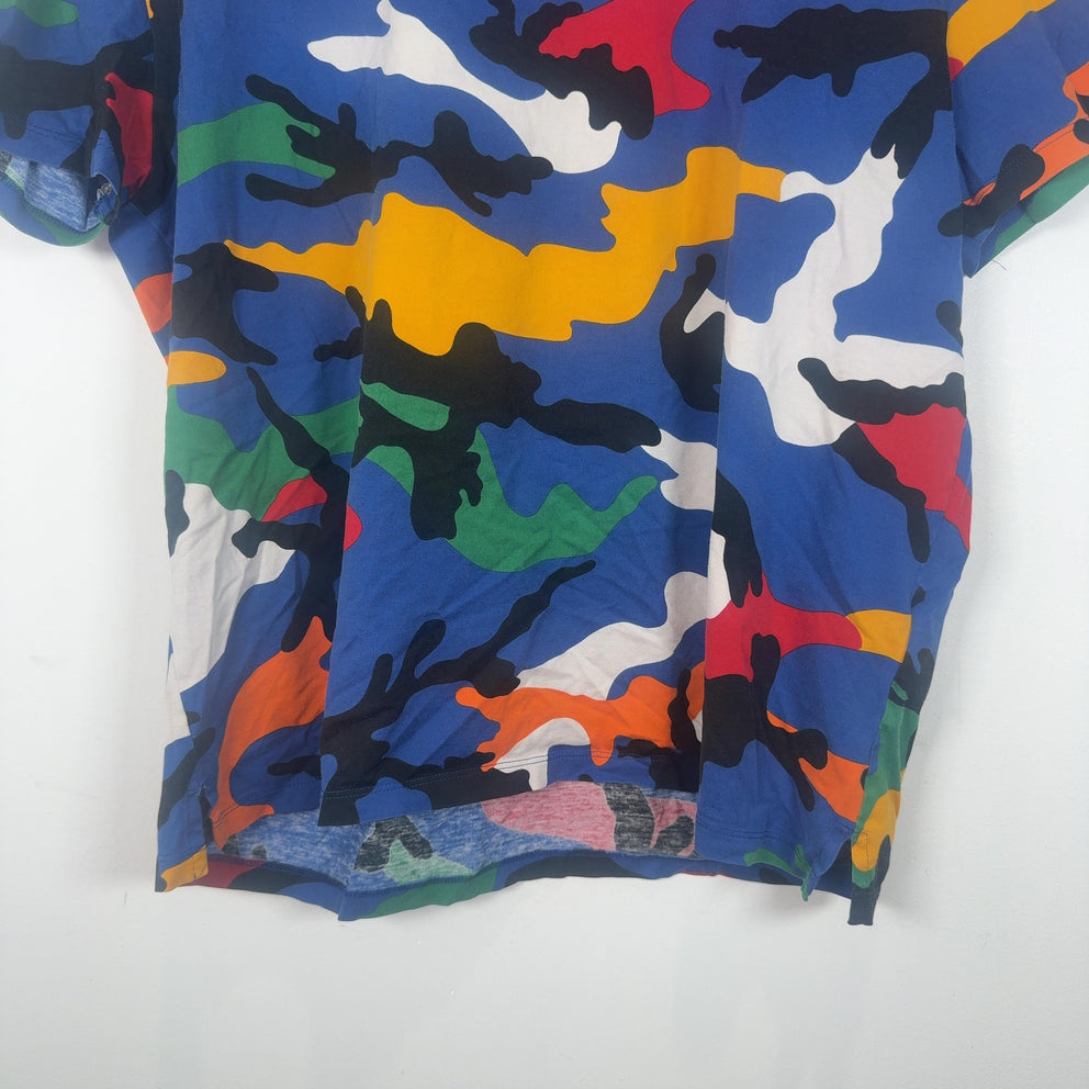 Valentino Allover Multi Color Camo T-Shirt