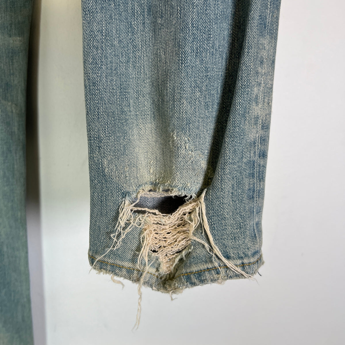 Saint Laurent FW14 D02 Crash Denim Jeans