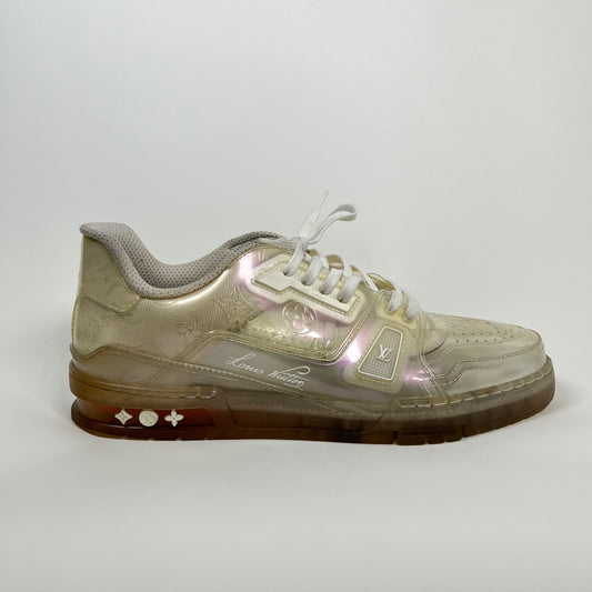 Louis Vuitton White Transparent Trainers LV 10