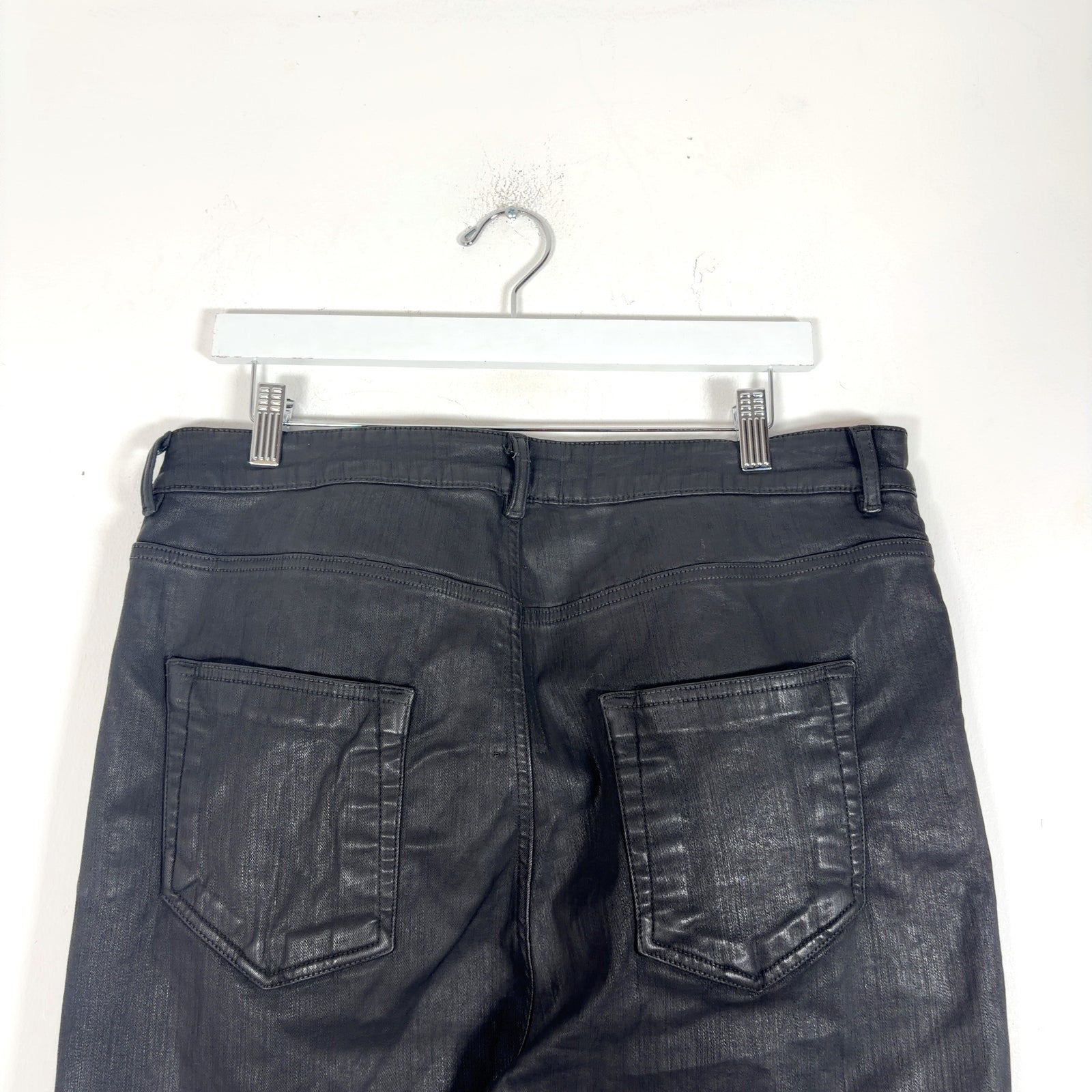 Rick Owens DRKSHDW Detroit Waxed Denim Jeans