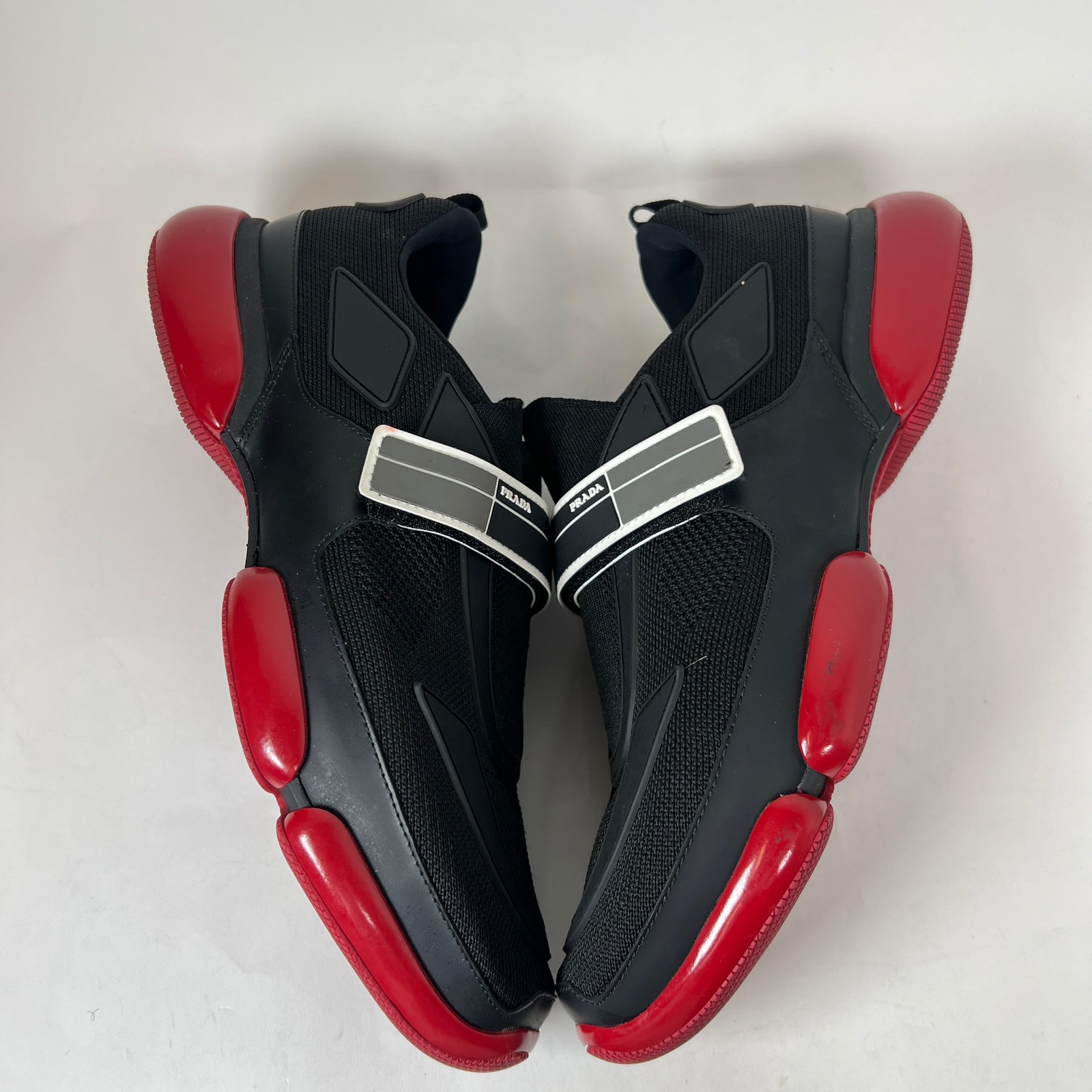 Prada Black/Red Cloudbust Sneaker 10
