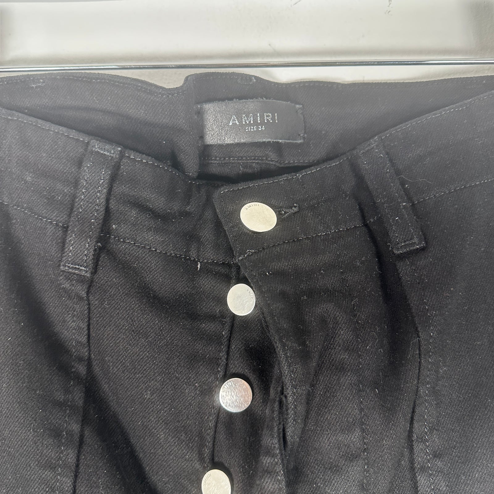 Amiri Black Cargo Pants Size 34