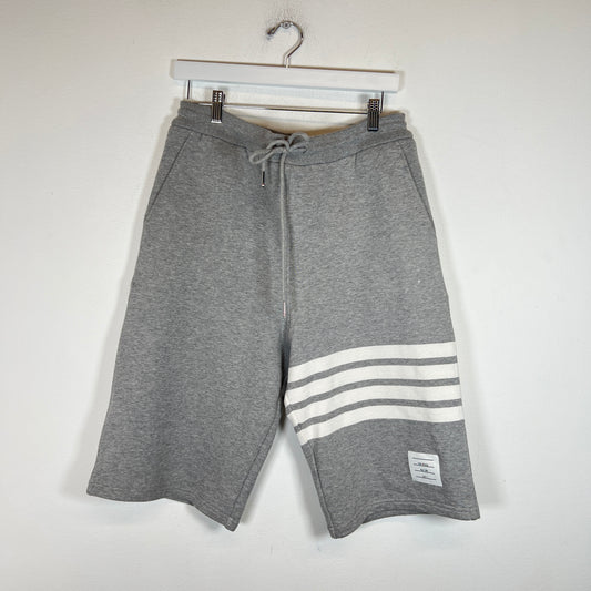 Thom Browne Grey 4 Bar Shorts Size 4