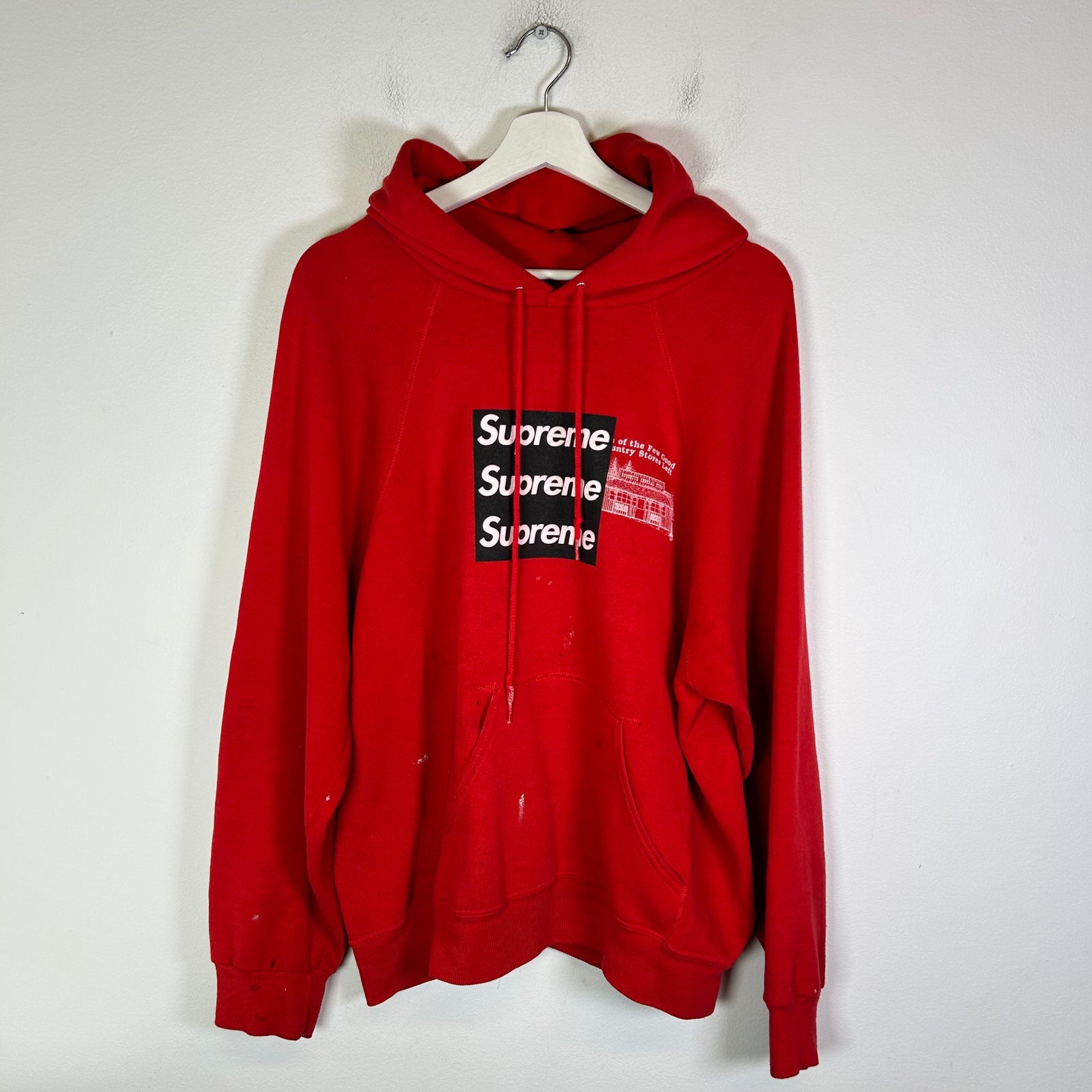 Asspizza Supreme Triple Box Logo Hoodie