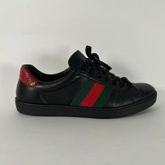 Gucci Black Aces Size 8.5