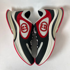 Gucci Black/Red Interlocking G Runner Size GG 9