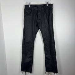 Dior AW11 KVA Resin Coated Straight Jeans