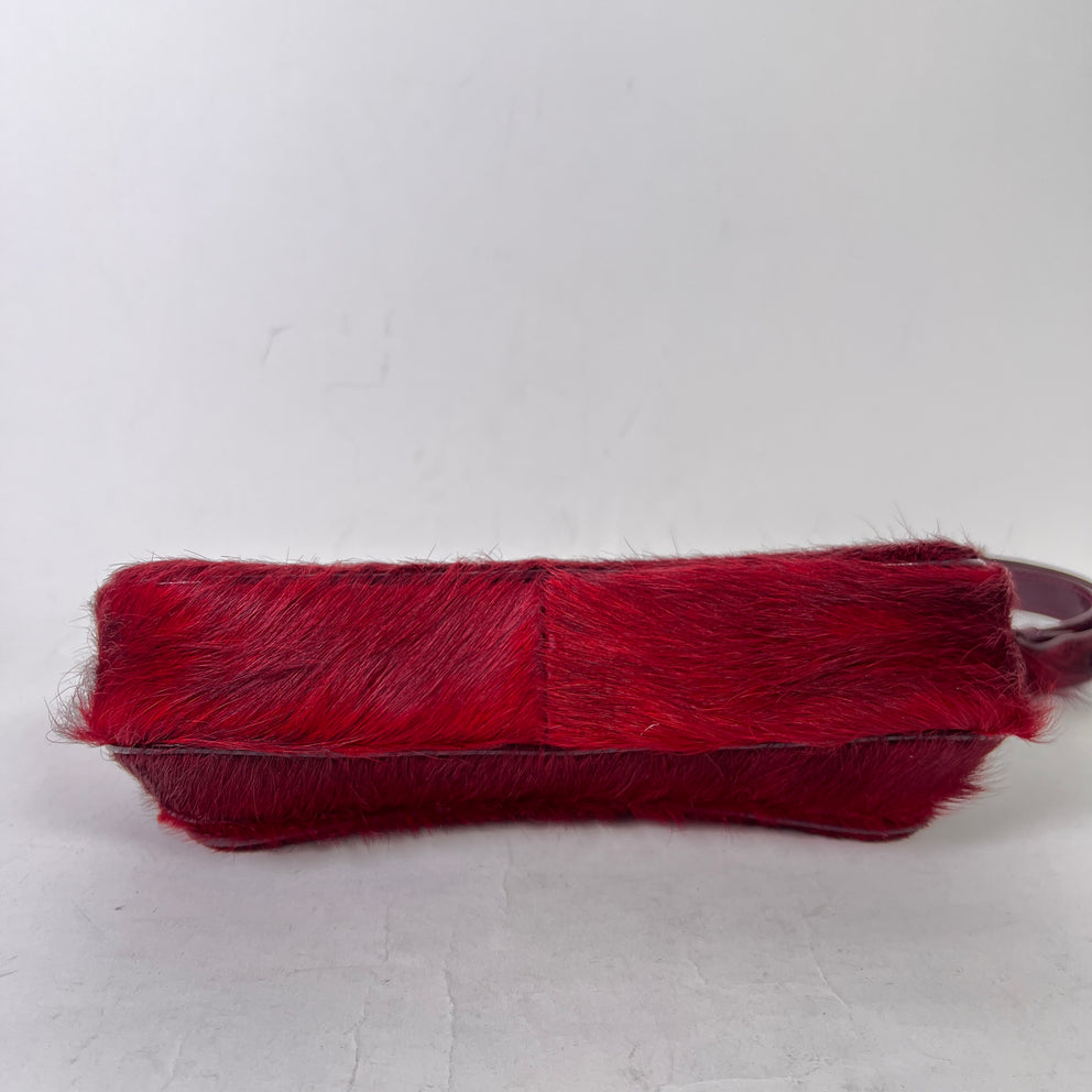 Diesel Pony Hair Calf-Leather Play Clutch Bag
