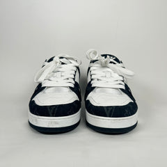 Louis Vuitton Black Monogram Denim Trainer Size LV 9