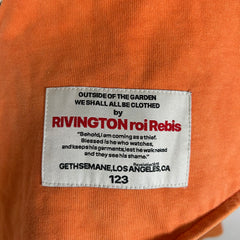 Rivington Roi Rebis Orange 'Til Death Do Us Part' Rugby Shirt Size XXL