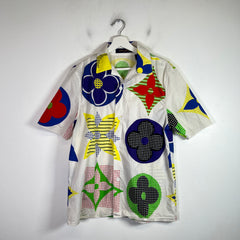 Louis Vuitton Multi Color Monogram Button-Up Shirt
