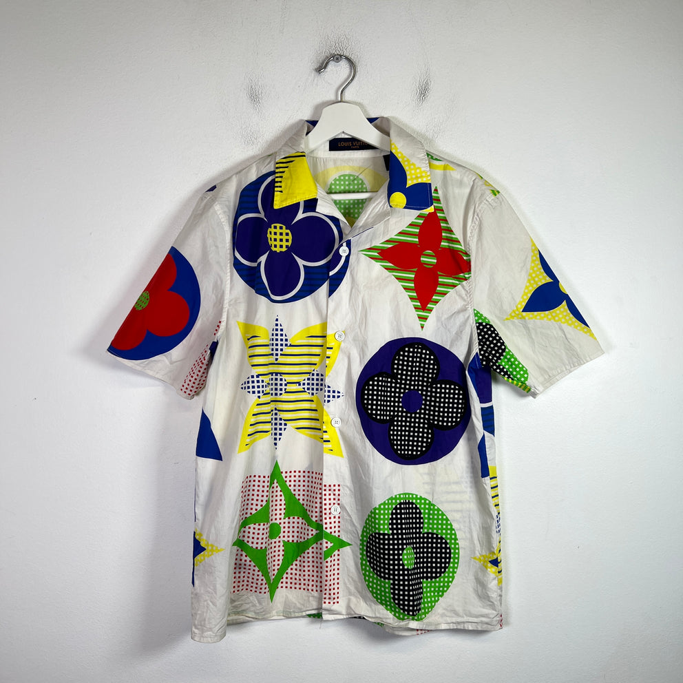 Louis Vuitton Multi Color Monogram Button-Up Shirt
