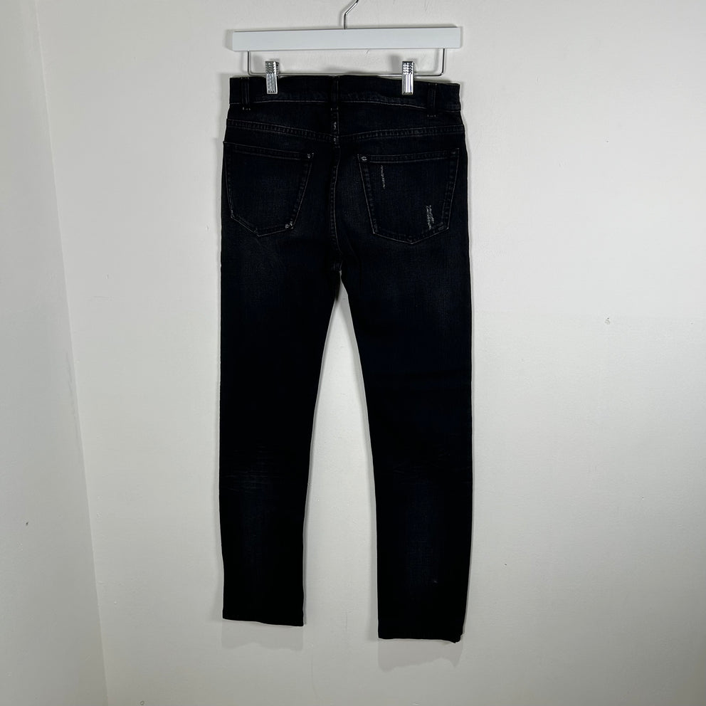 Balenciaga Grey-Wash Straight Fit Jeans Size 29