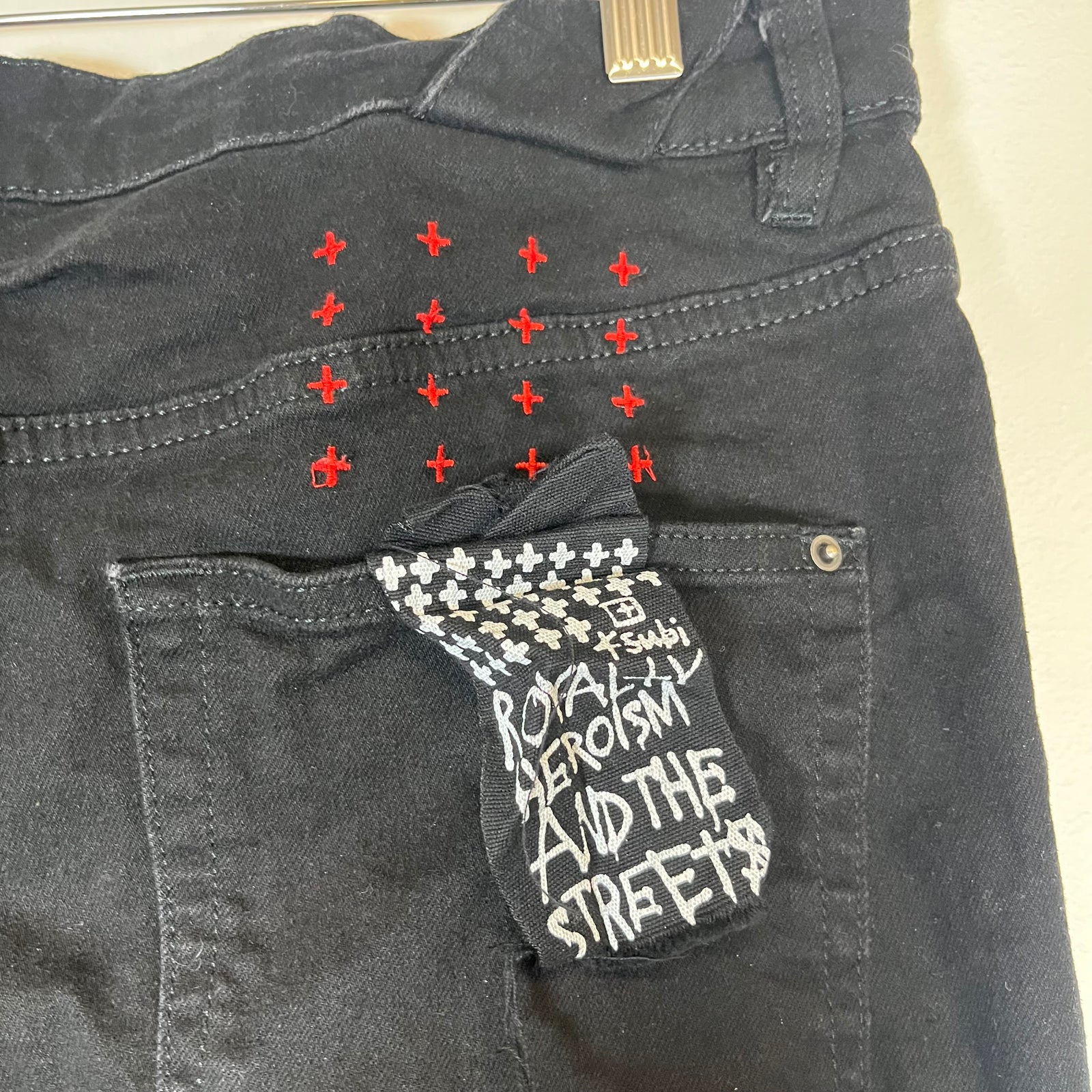 Ksubi Black Chitch Denim Jeans Size 36